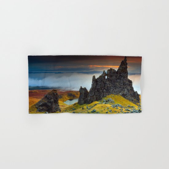 Rock falaise Ecosse Hand & Bath Towel
