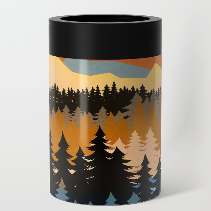 Colors of a Mountain View Can Cooler