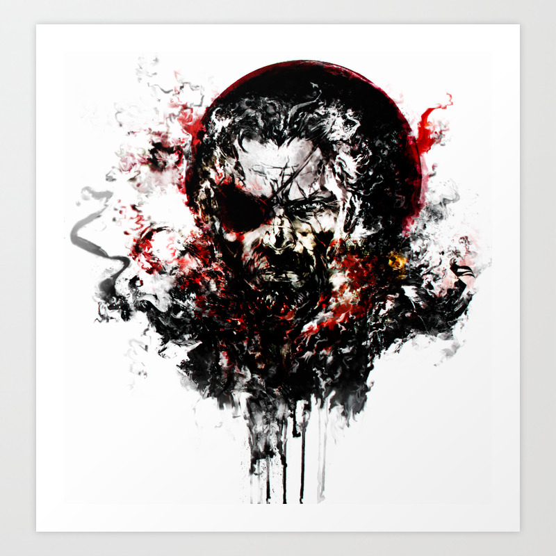 Metal Gear Solid V The Phantom Pain Art Print By Ururuty Society6