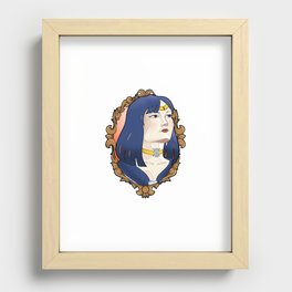 Saturn woman Recessed Framed Print