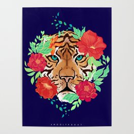 Wild And Free Poster | Bigcats, Street Art, Illustration, Colored Pencil, Digital, Colorpop, Digitalpainting, Wildandfree, Jungle, Free 