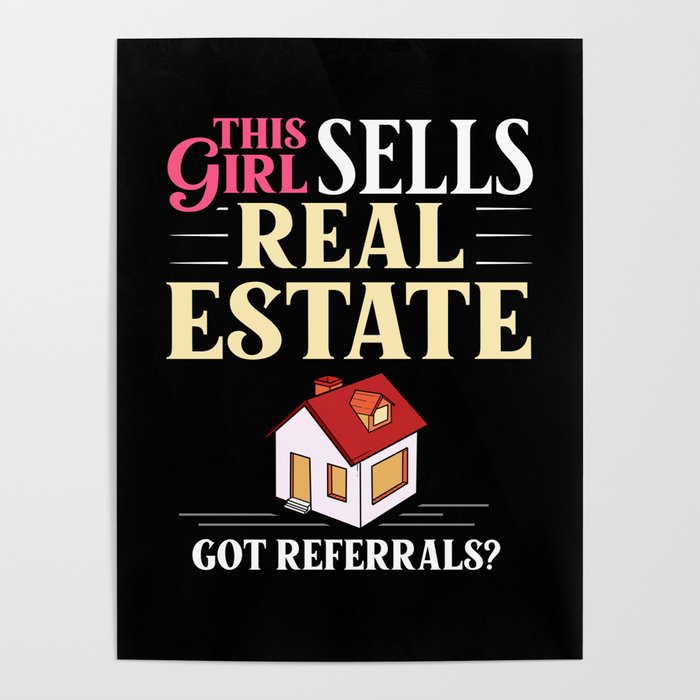 Real Estate Agent Realtor Investing Poster