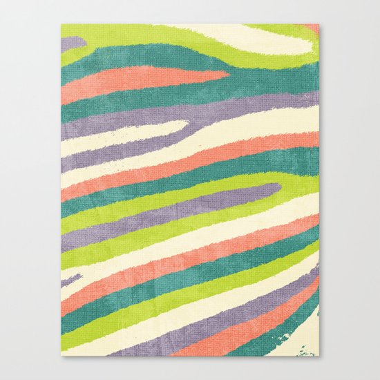 Fruit Stripes. Canvas Print
