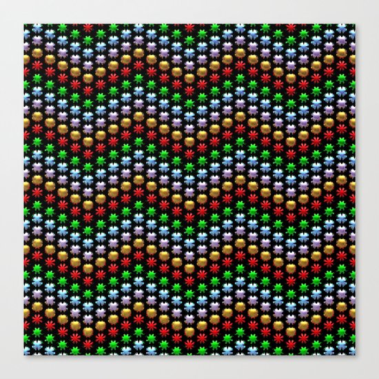Beaded Chevrons Canvas Print