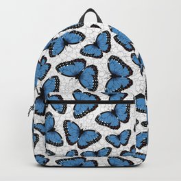 Blue morpho butterflies Backpack