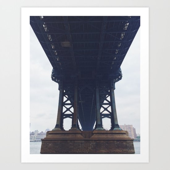 Manhattan Bridge, NY Art Print