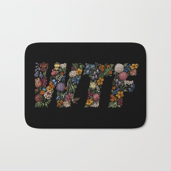 Water the Flowers Bath Mat