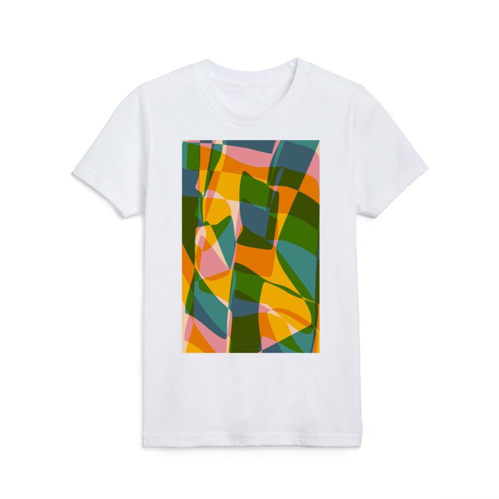 Mid Mod Abstract Kids T Shirt