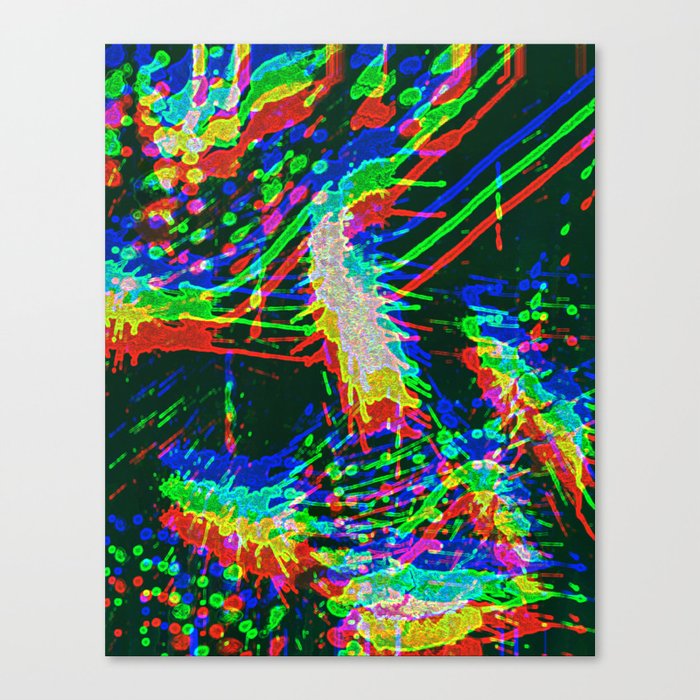 Feeling trippy - a psychadelic trip back to the 60s. Groovy, baby! Canvas Print