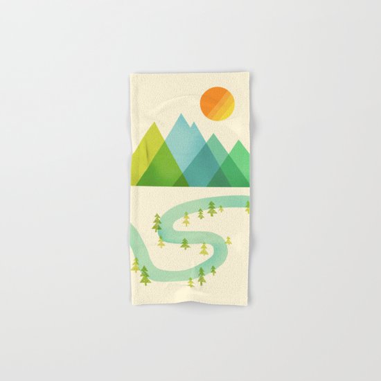 Bend in the River Hand & Bath Towel
