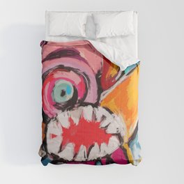 Flesh Graffiti Monster Comforter