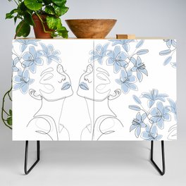 Blue Lily Beauty Credenza