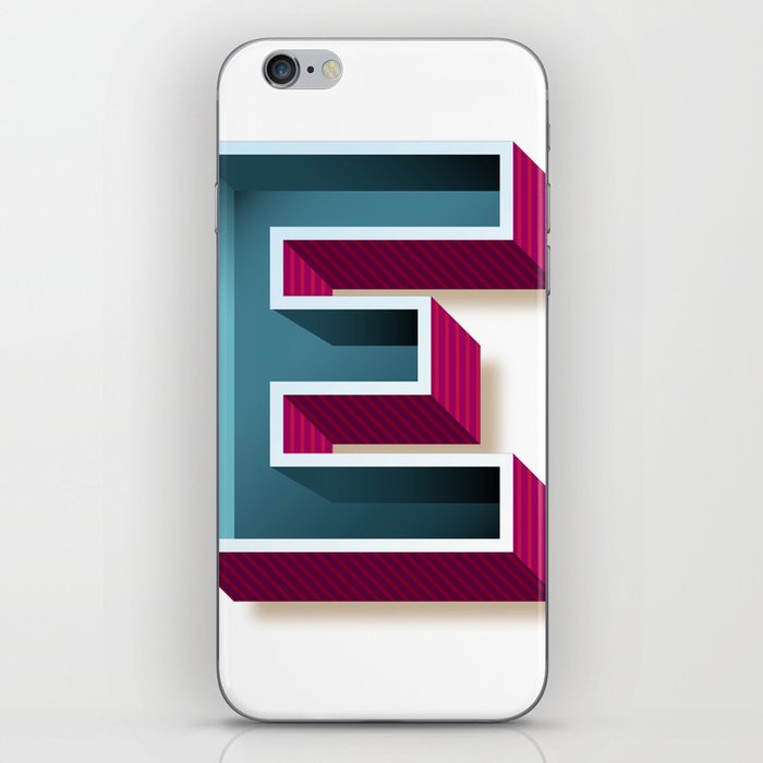 The Letter E iPhone Skin