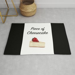 Piece of Cheesecake Area & Throw Rug