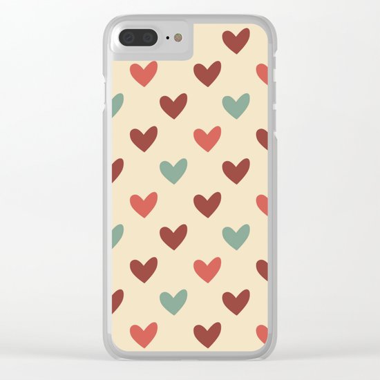 Christmas love candy Clear iPhone Case
