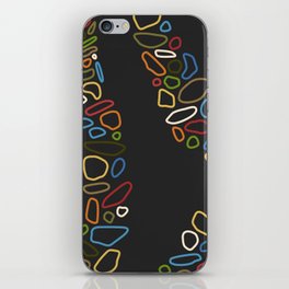 Color stones line path collection 3 iPhone Skin