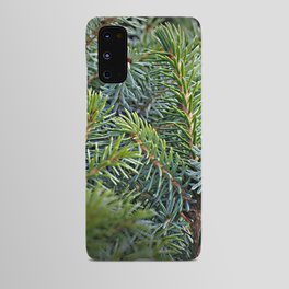 Green christmas tree Android Case