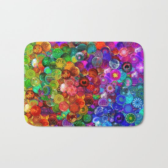 Cosmic Marbles Bath Mat