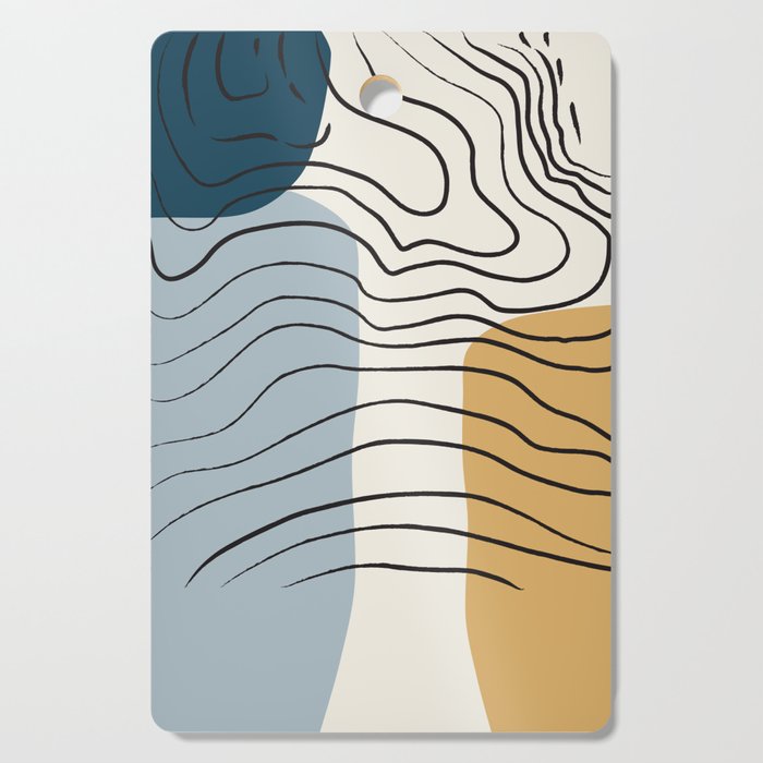 "Thick Juice" - Eclectic Abstract Painting Cutting Board