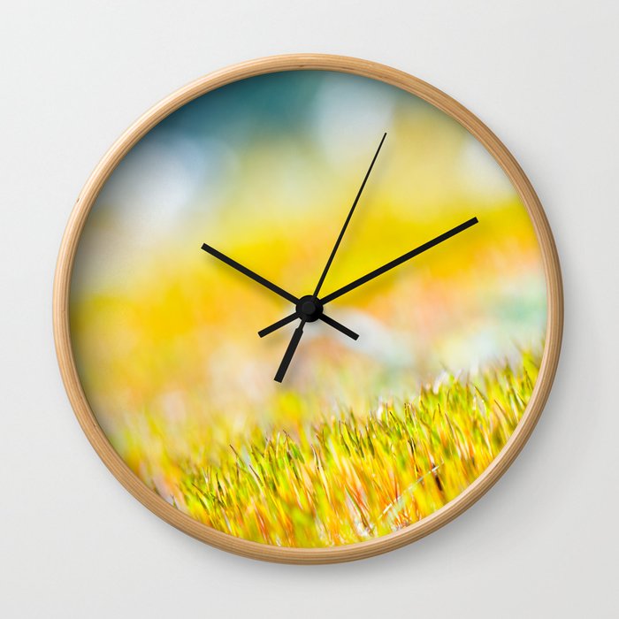 Colorful sprouts Wall Clock