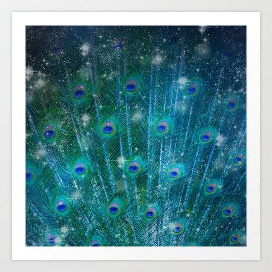 Peacock Art Print