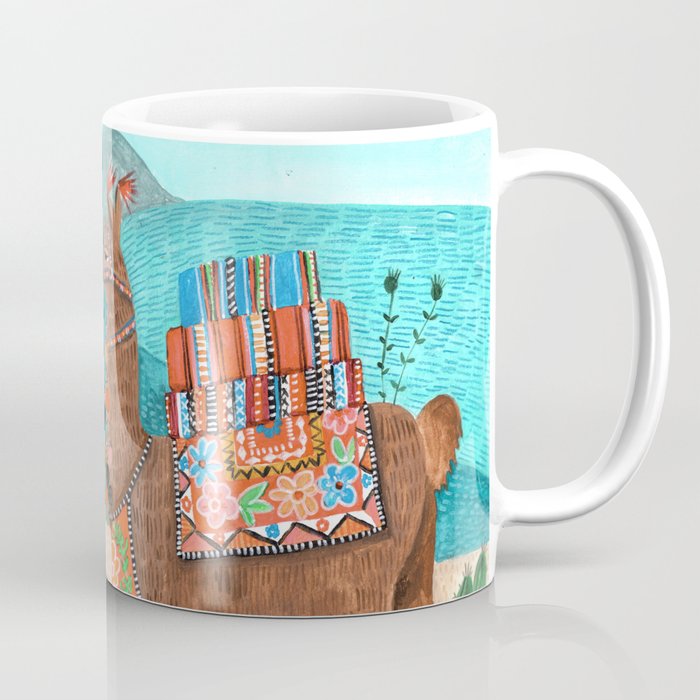 Cute llamas California sierra nevada desert Coffee Mug