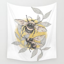 Wild Bees Wall Tapestry