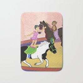 circus pony Bath Mat | Circusring, Ringmaster, Pony, Digital, Circuspony, Drawing, Pinto 