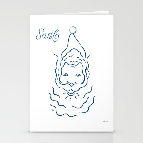 Santa/Jesus decoration Stationery Cards
