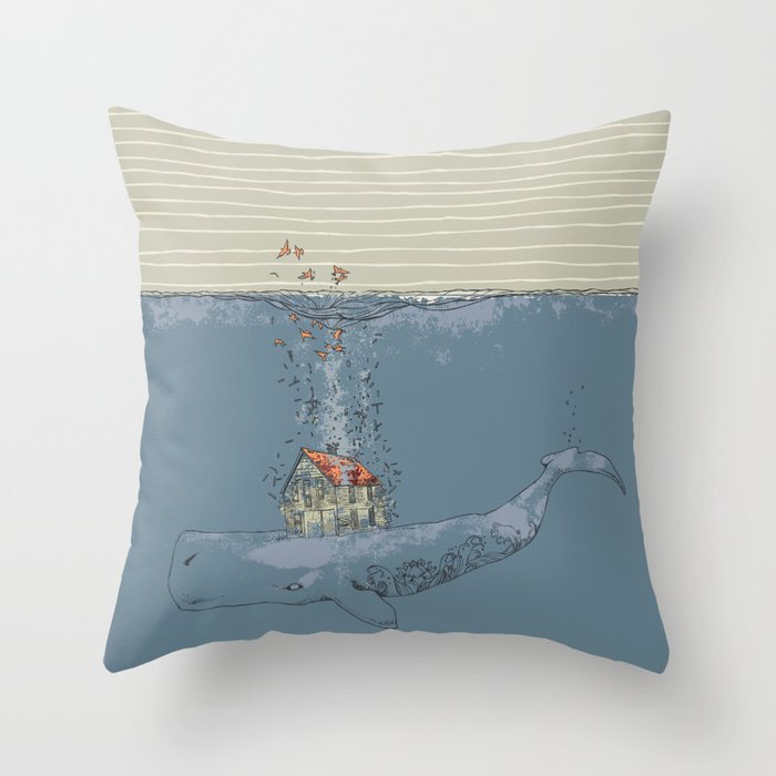 Ocean Home Throw Pillow