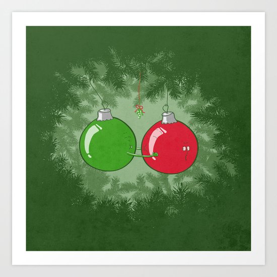 Shiny Balls Art Print