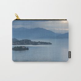 Majestic Lake Maggiore Carry-All Pouch | Still, Lake, Clean, Vacations, Morning, View, Calm, Quiet, Space, Sunrise 