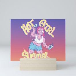 Hot Girl Summer (Slime) Mini Art Print