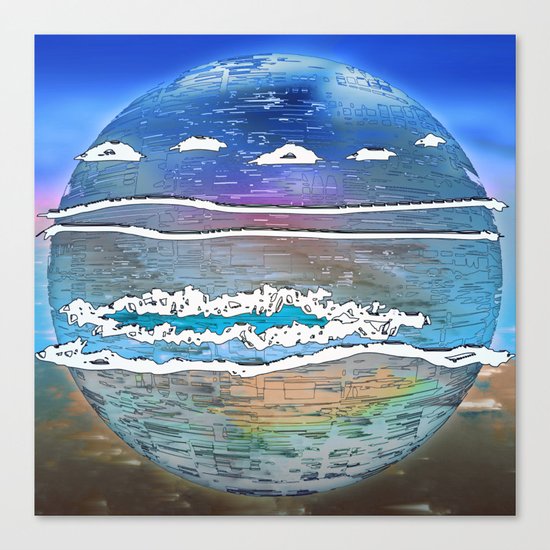 Embrace the World - Archipelago 20-01-17 Canvas Print