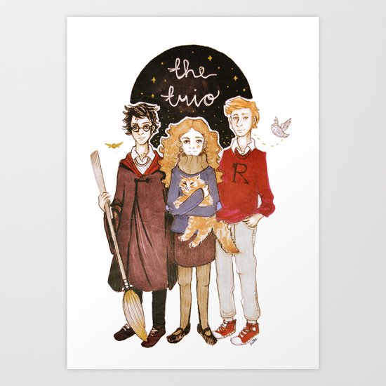the trio Art Print