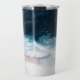 Blue Sea II Travel Mug | Color, Travel, Landscape, Waves, Sea, Exotic, Beauty, Tropical, Beach, Blue 