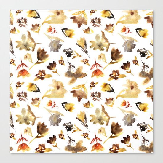 The beauty of dry flowers #2 Canvas Print