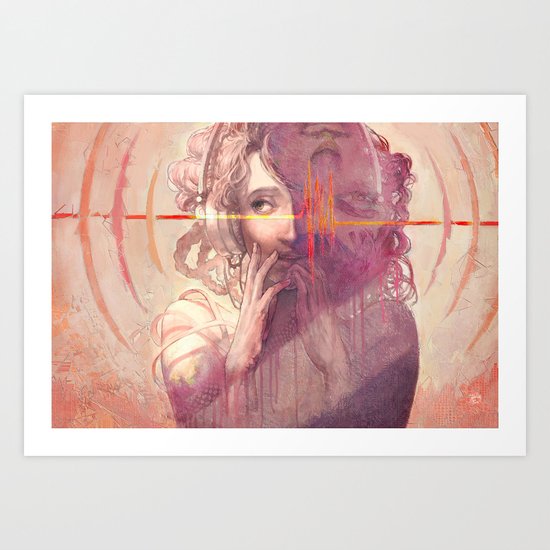 Overlap Art Print