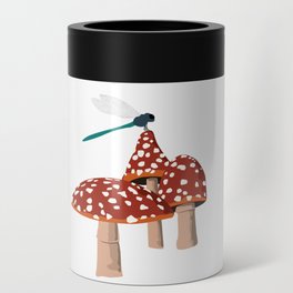 Toadstools and Dragonfly! Can Cooler