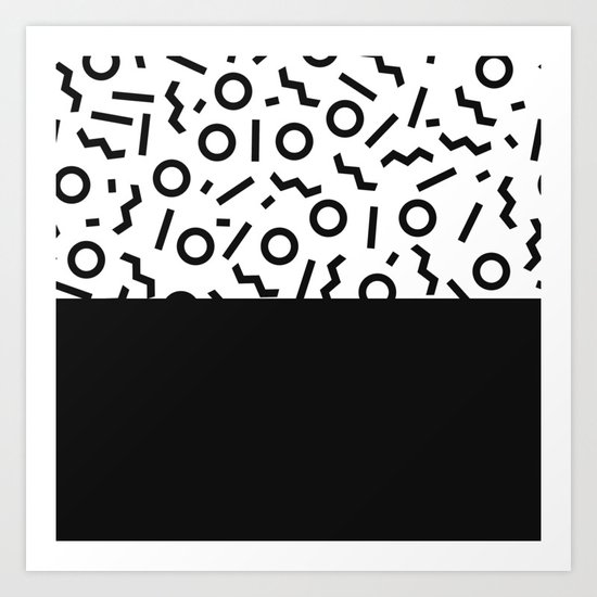 Memphis pattern 42 Art Print