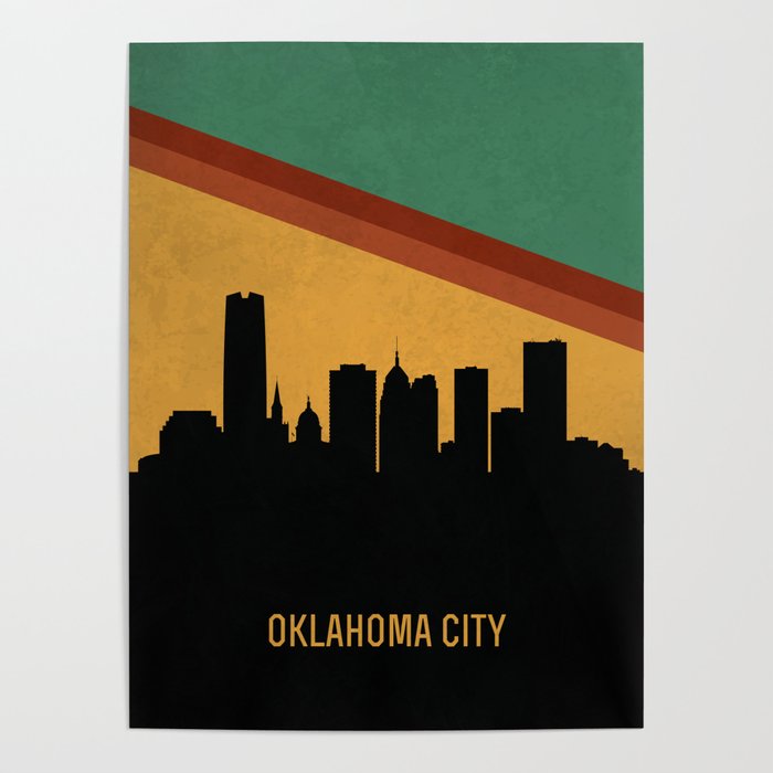 Oklahoma City Skyline Poster
