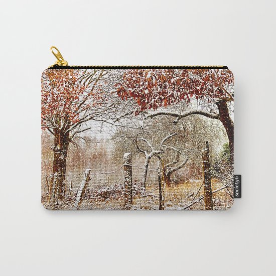 Painterly winter Carry-All Pouch