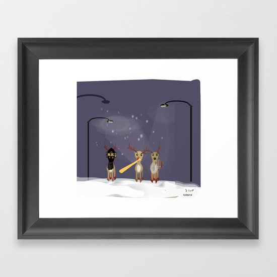 (Baseball) - We're Playing a Night Game! Framed Art Print