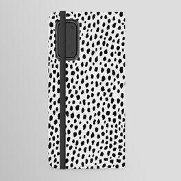 Dalmatian Spots (black/white) Android Wallet Case
