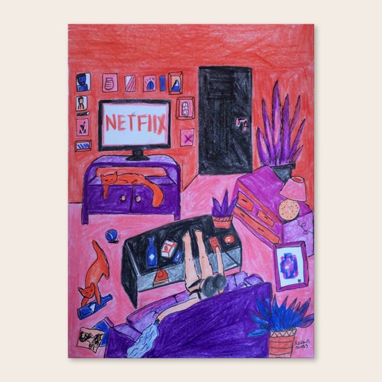 Netflix Canvas Print