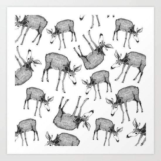 DEERS Art Print