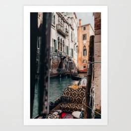 Venice gondola Art Print