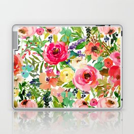 Floral Garden Collage Laptop Skin