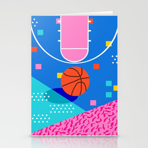 Shot Caller Memphis Retro Basketball Sports Athletic Art Design