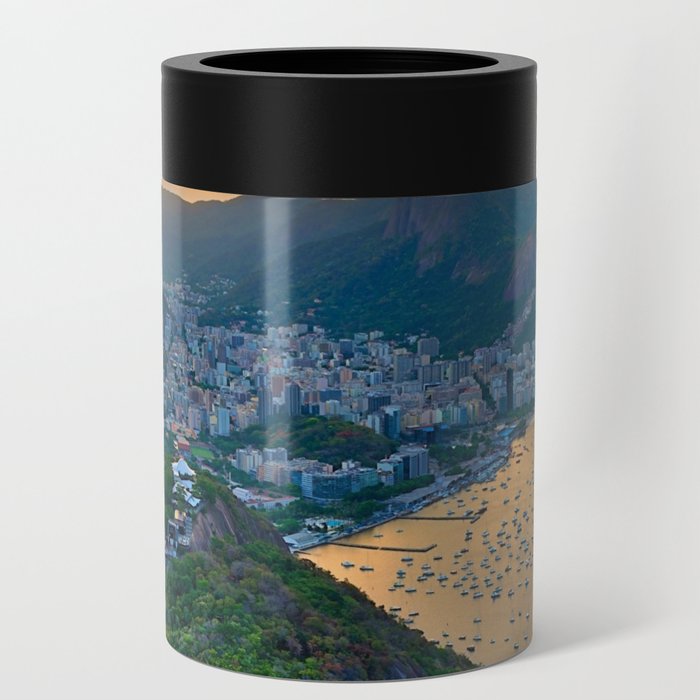 Brazil Photography - Beautiful Sunset Over Rio De Janeiro Can Cooler